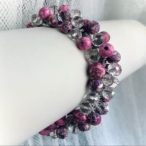 Viva Beads Handmade Crystal Beads Bracelet NWT